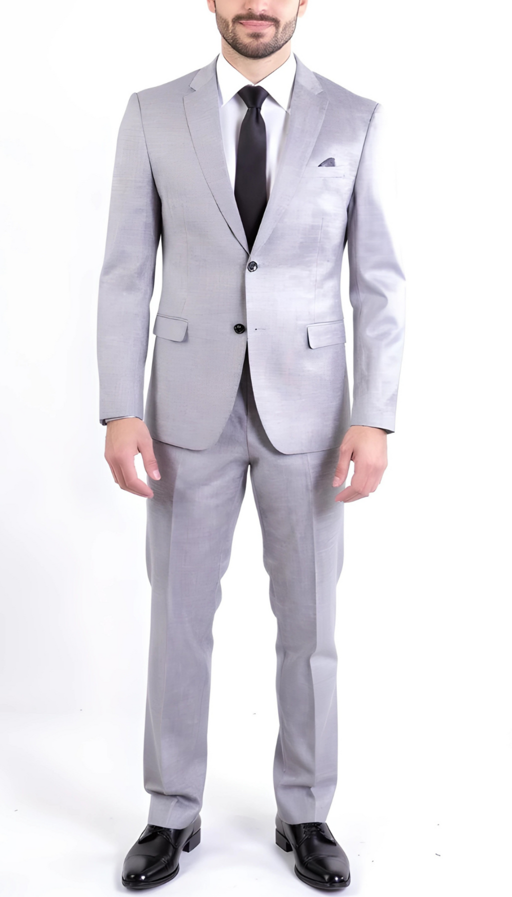 The Nelson, Slate Grey Refined Slim Suit