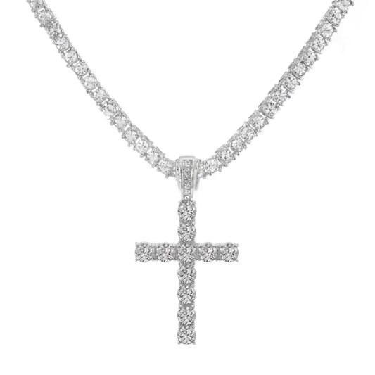 Holy Iced Cross Necklace
