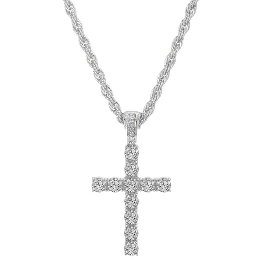 Holy Iced Cross Necklace