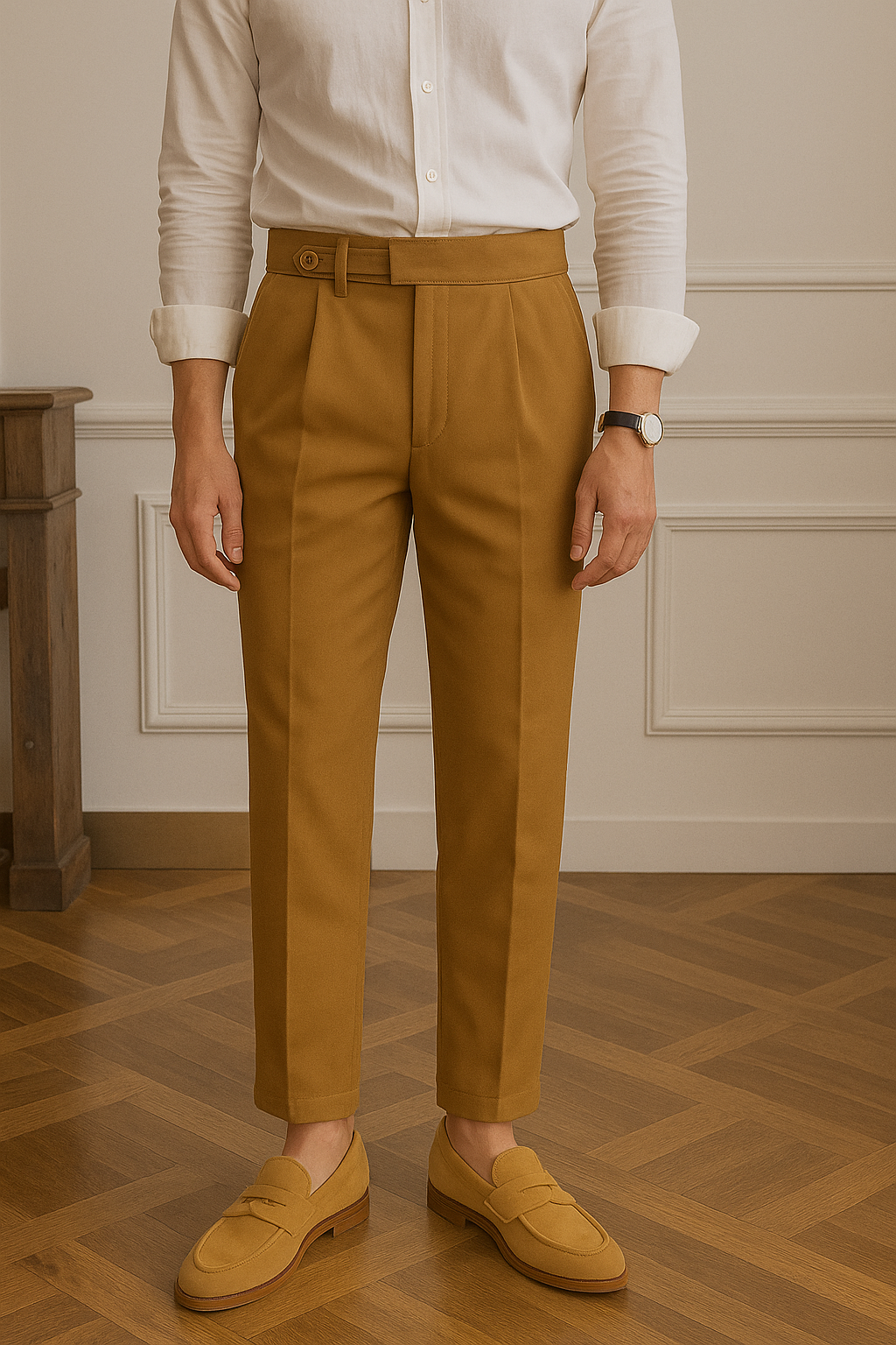 Pantaloni Con Pinces