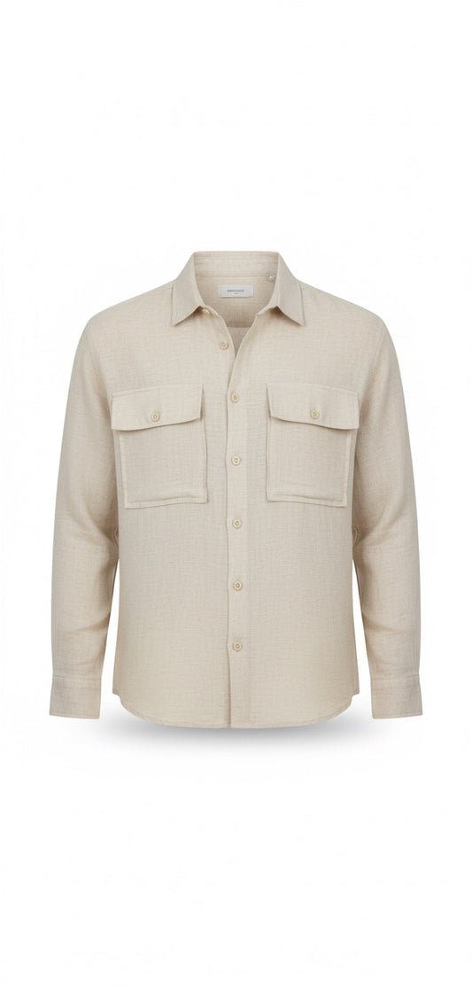 Collared Linen Shirt