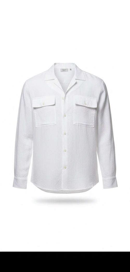 Collared Linen Shirt