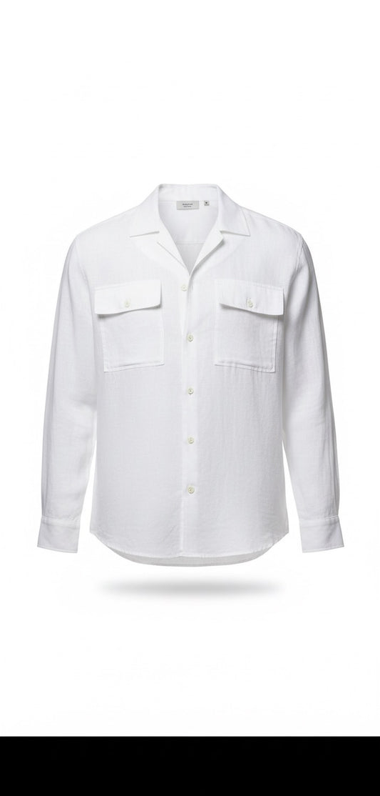 Collared Linen Shirt