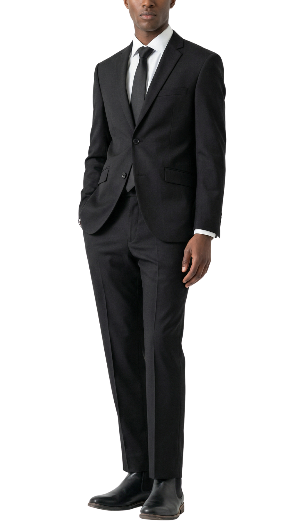 The Jax, Obsidian Three-Piece Tailored Suit