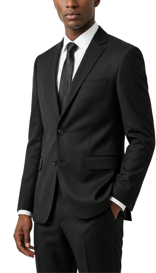 The Jax, Obsidian Three-Piece Tailored Suit